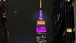 Empire State Binası Kobe Anısına Işıklandırıldi