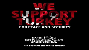 Amerikalı Türkler Şehitler İçin Washington'da