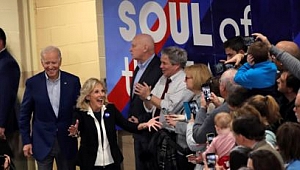 Joe Biden'a Protesto kameraya yansıdı