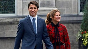 Kanada Başbakanı Trudeau ve eşide, Corona 