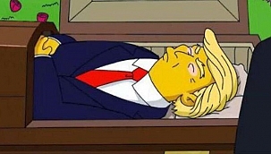 Simpsonlar'da Sahte Trump Sahnesi