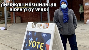 Müslüman Amerikalılar Biden'a Oy Verdi
