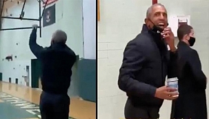 Obama'dan Basket Şov