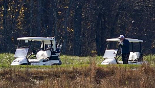 Yenilen Trump Soluğu Golf Sahasında Aldı