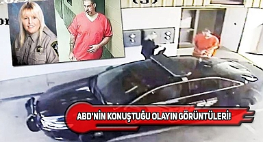 ABD'de Gardiyanın, Mahkumu Kaçırdığı Anlar
