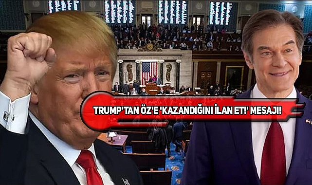 Dr. Öz Seçimi Rahat Kazanamadı, Trump Küplere Bindi!