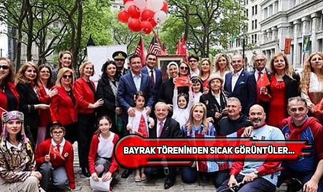 NY Cumhuriyet Okulu Bayrak Çekme Töreni