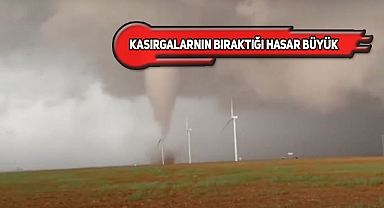 Oklahoma ve Texas Kasırgalar Nedeniyle Zor Durumda