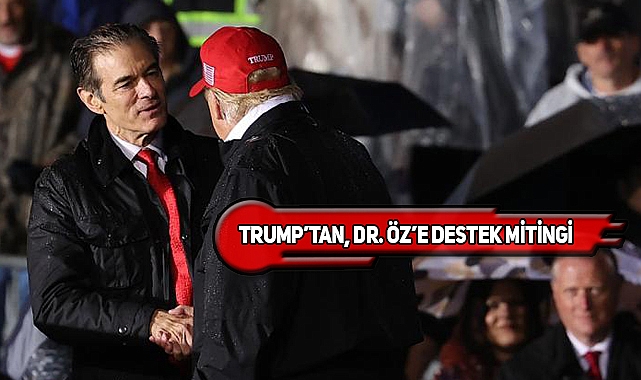 Trump, Mehmet Öz'le Birlikte Miting Yaptı