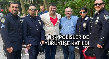 Türk Yürüyüşünde New Yorklu Türk Polisler