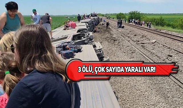ABD'de 243 Yolculu Tren Raydan Çıktı