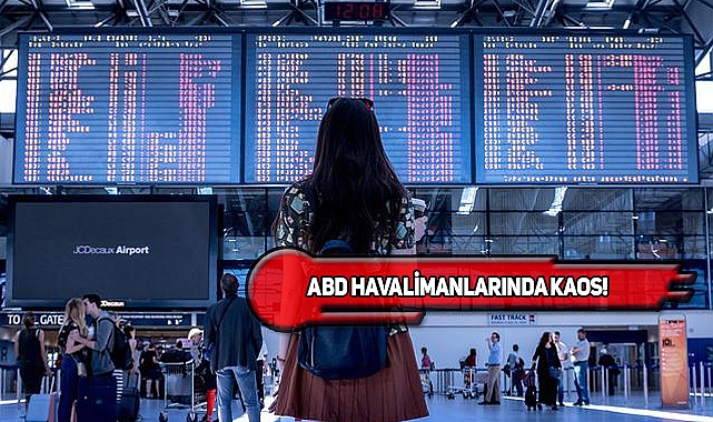 ABD'de Haftasonu 1500 Uçak Seferi İptal Oldu!