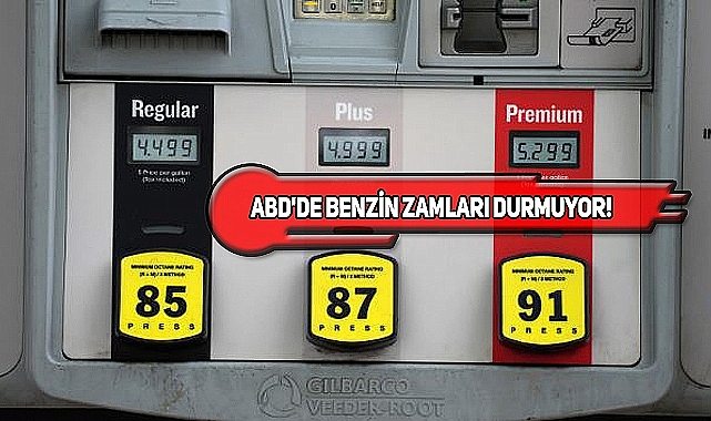 Amerika'da Benzine Zam