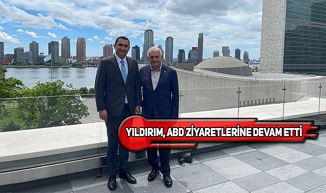 Binali Yıldırım New York Türkevi'nde