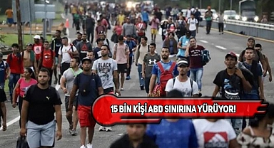 Meksika Sınırından ABD'ye Yeni Kafile Yola Çıktı