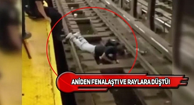 New York Metrosunda Bir Kadın Raylara Düştü