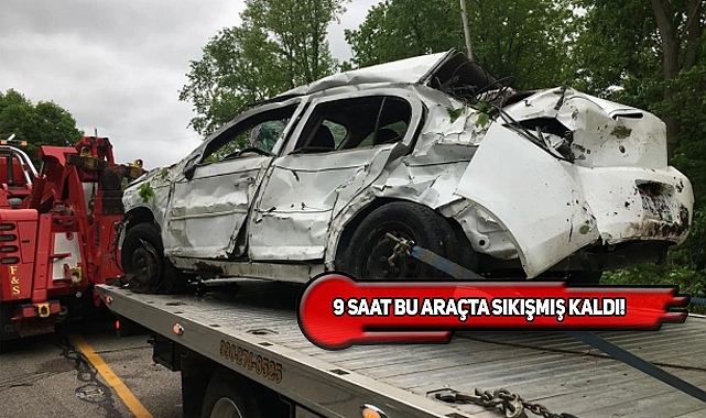 Ohio'da Aracıyla 30M'lik Yamaçtan Düştü Ama...