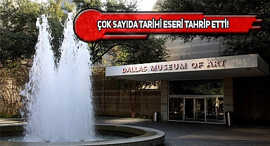 Sevgilisine Kızıp Dallas Sanat Müzesi'ni Kırdı Döktü