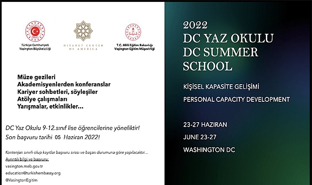Washington'da 'DC Yaz Okulu' Programı