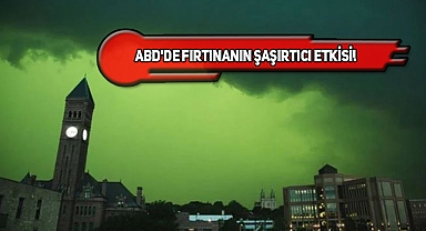 ABD'de Gökyüzü Yeşile Büründü