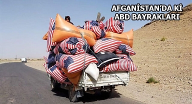 Amerikan Bayrakları Çuval Olarak Kullanılıyor.