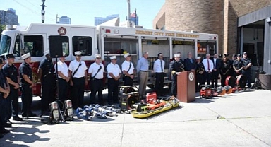 Jersey City İtfaiye Departmanı Güçlendirildi