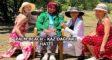 Kaz Dağlar'ında Palm Beachli Sevi Sarı Rüzgarı
