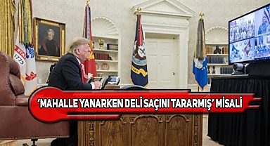 Kongre Baskınında, Beyaz Saray'ın Yemek Odasında TV İzlemiş