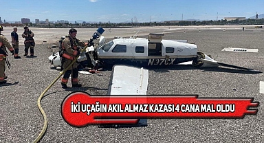 Las Vegas'ta İki Uçak Havada Çarpıştı: 4 Ölü