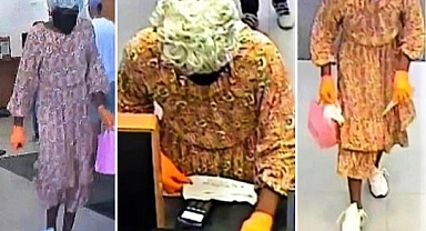 Yaşlı Kadın Kılığında Banka Soydu