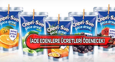Capri Sun Meyve Sularında Temizlik Solüsyonu Çıktı
