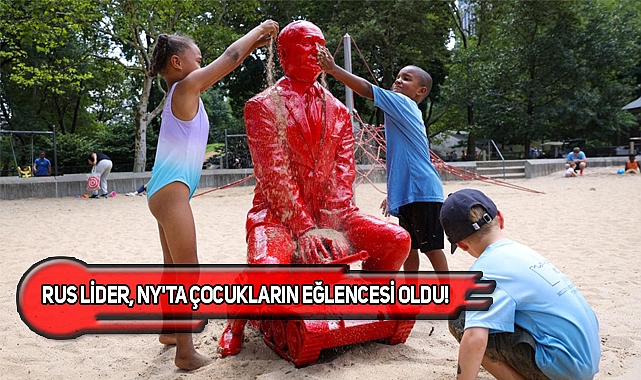 Central Park'a Putin'in Heykeli Dikildi!