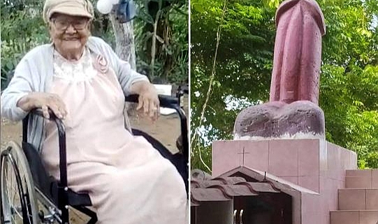 Mezarına Penis Heykeli Diktirdi