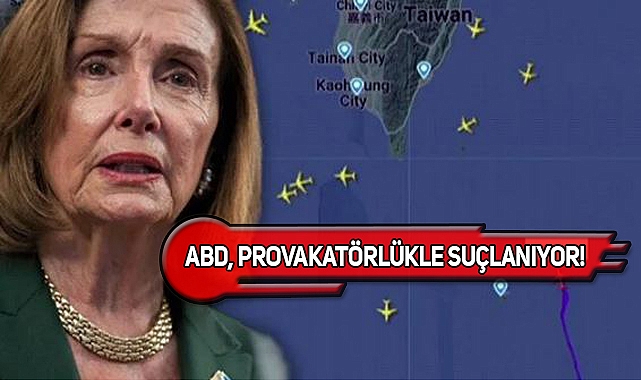 Pelosi Yola Çıktı, Çin Savaş Uçakları Tayvan Boğazı'nda