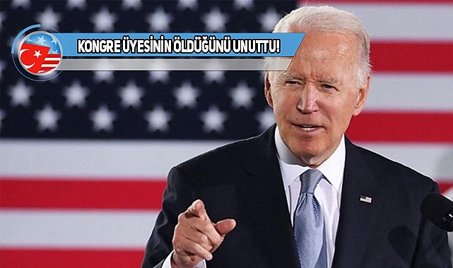 Biden, Konuşması Sırasında Ağustos'ta Ölen Kongre Üyesini Çağırdı