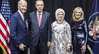 Cumhurbaşkanı Erdoğan Biden'ın Resepsiyonuna Katıldı