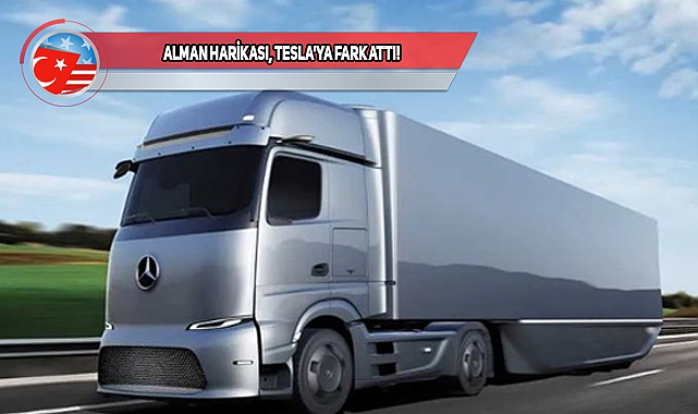 Mercedes'in Elektrikli Tırı Görücüye Çıktı