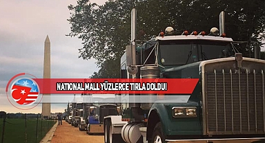 ABD'de Tır Şoförleri Washington'da Toplandı