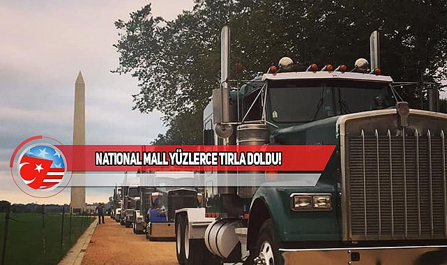 ABD'de Tır Şoförleri Washington'da Toplandı
