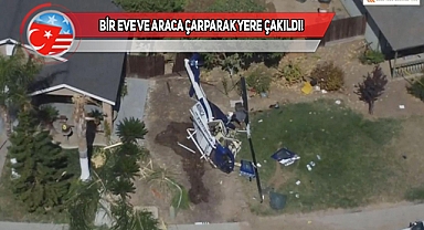 California'da Bir Sokağa Helikopter Düştü