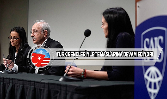 Kılıçdaroğlu, John Hopkins Üniversitesi'ndeydi