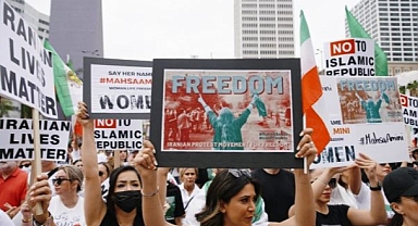 Amerika'da Mahsa Amini Protestosu