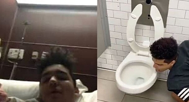 Mide Bulandıran Şöhret! Klozet Yalayarak Fenomen Oldu