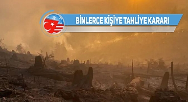 Washington'da İki Bin Dönüm Arazi Alevler İçinde