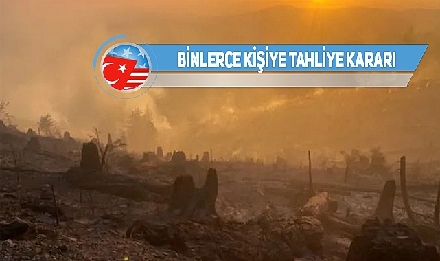 Washington'da İki Bin Dönüm Arazi Alevler İçinde