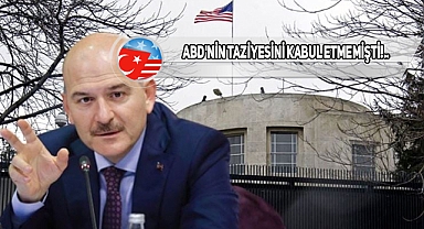ABD Büyükelçiliği'nden, Süleyman Soylu'ya Yanıt!
