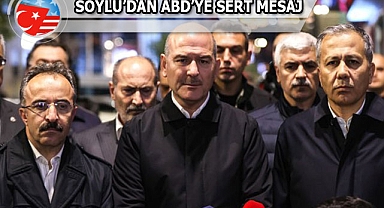 Bakan Soylu: ABD'nin Taziye Mesajını Kabul Etmiyoruz