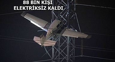 Maryland'ta Uçak Yüksek Gerilim Hattına Çarptı