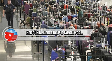 ABD'de Uçuş İptalleri Kaosu Devam Ediyor