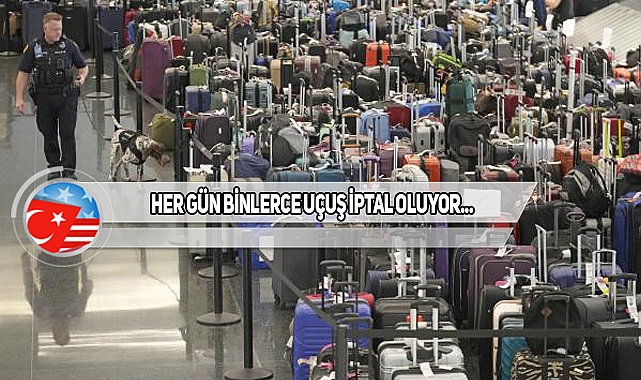 ABD'de Uçuş İptalleri Kaosu Devam Ediyor